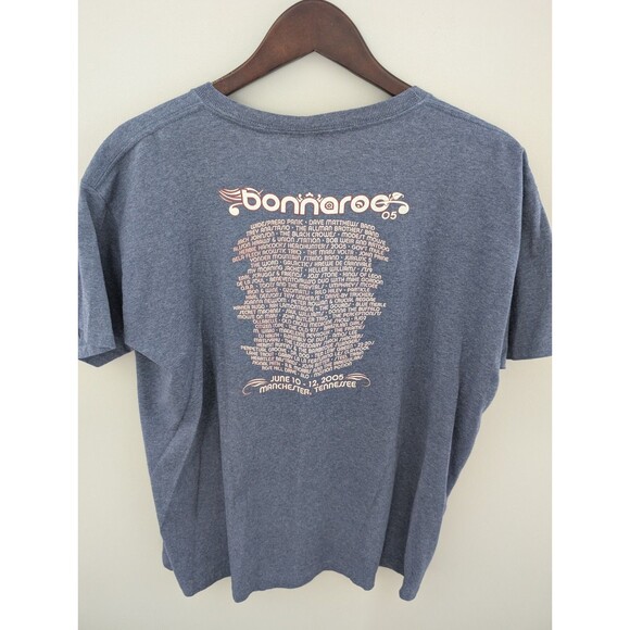 Vintage 2005 Bonnaroo Festival T-Shirt Size XL John Prine DMB - Picture 5 of 9